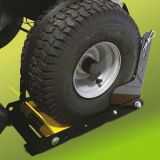 Bloque roue réglable - diamètre roue jusqu'à 460 mm - pour toutes les tondeuses autoportées