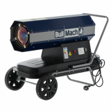 BullMach BM-DDH 20 - Générateur d'air chaud diesel - à combustion directe - sur chariot - 20kW