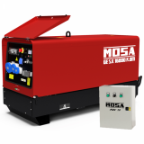 MOSA GE SX 16000 KDM - Groupe électrogène insonorisé 14.4 kW monophasé diesel - Kohler-Lombardini KDW1003 - Boîtier ATS inclus