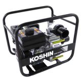 Motopompe thermique Koshin STV-80X  pour eaux semi-chargées avec raccords de 80 mm