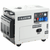 Blackstone SGB 8500 D-ES - Generatore di corrente diesel silenziato con AVR 6.3 kW - Continua 6 kW Monofase