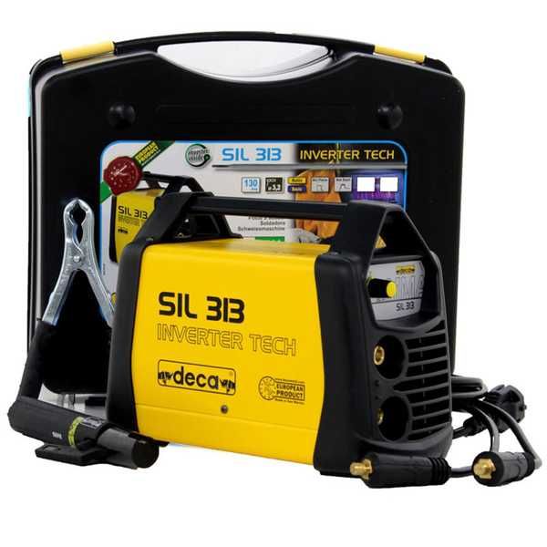 Schweißgerät Inverter Deca SIL 313 - 130 Amp max -  230 Volt - Kit