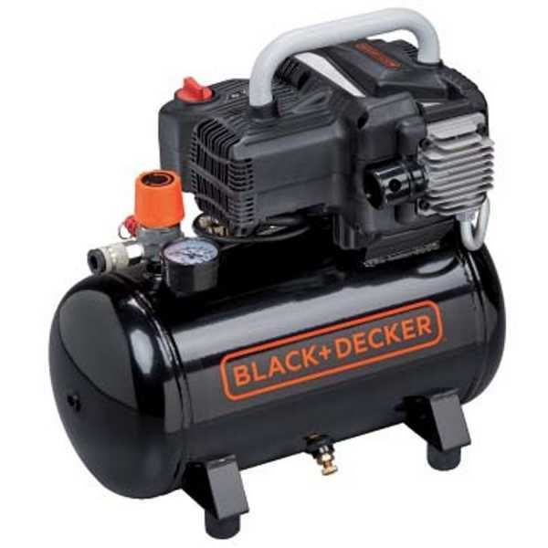 Black & Decker BD195 12 NK - Elektrischer kompakter tragbarer Kompressor - Motor 1.5PS - 10 Bar