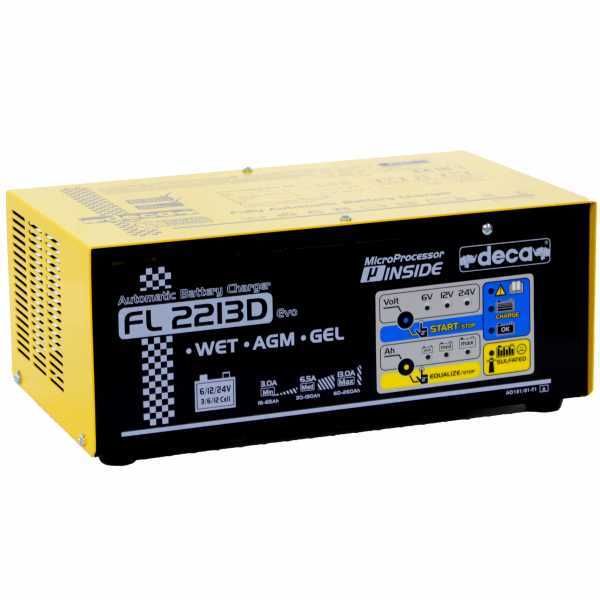 Deca FL 2213D - Akkuladegerät Auto - Erhaltungsladegerät - 230V - Batterien 6-12-24V