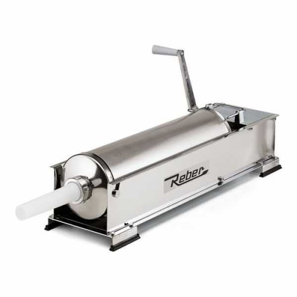 Reber 8964 N INOX - Embutidora manual 12 Kg - 2 velocidades