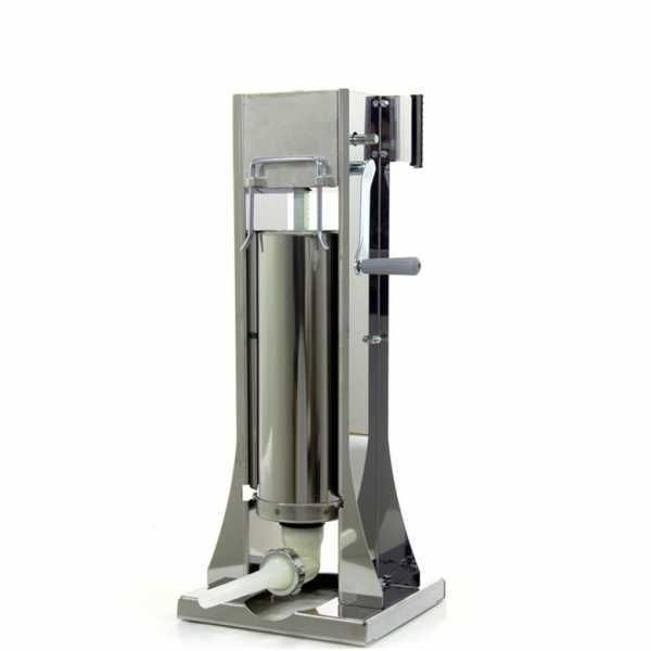 Vertikaler Wurstfüller Reber 8971 V INOX - 2 Geschwindigkeiten mit Gehäuse - Füllmenge 8 Kg