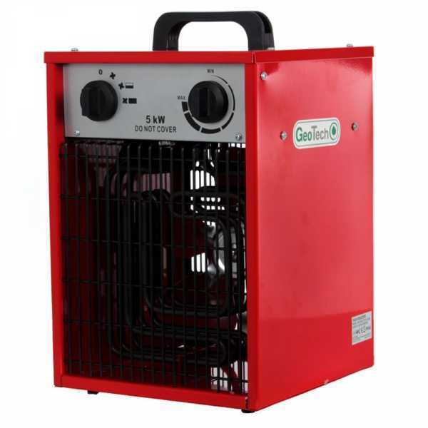 GeoTech EH 500 T - Générateur d'air chaud électrique avec ventilateur - triphasé