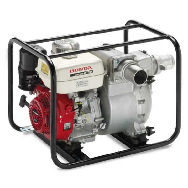 Benzinmotorpumpe Honda WT30, 80 mm Anschlüsse - für Schmutzwasser