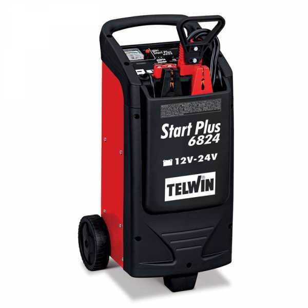Telwin Start Plus 6824 - Arrancador de batería - batería 24V y 12V - cargador de batería incluído