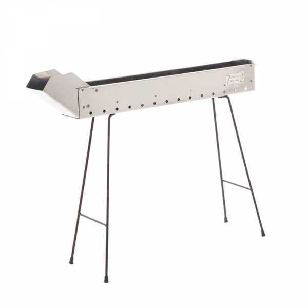 Cruccolini Inox 75 cm - Barbecue spécial pour brochettes à charbon