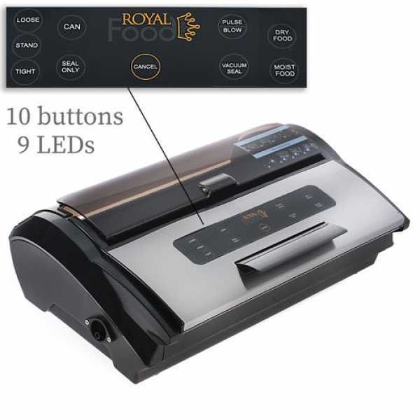 Royal Food RSV 3700 Super - Macchina sottovuoto - Barra saldante da 35cm