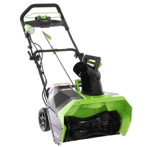 Greenworks GD40ST - Akku-Schneefräse - 40V 4Ah