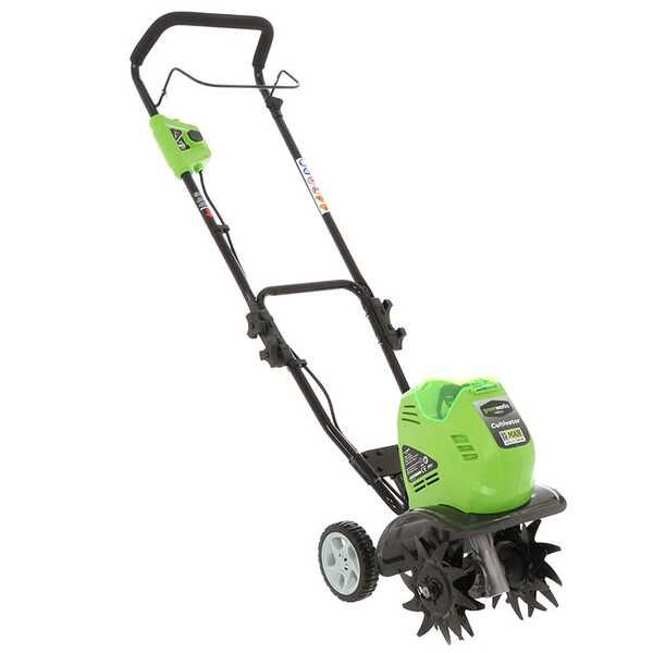 Akku-Motorhacke Greenworks G40TL 40 V mit Batterie 4Ah