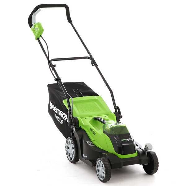 Akku Rasenmäher Greenworks G40LM35 40V - Schnittbreite 35 cm - Batterie 4Ah