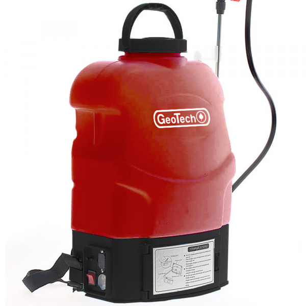 Pulvérisateur dorsal à batterie GeoTech BS185-Lithium - électrique à dos - 18 L