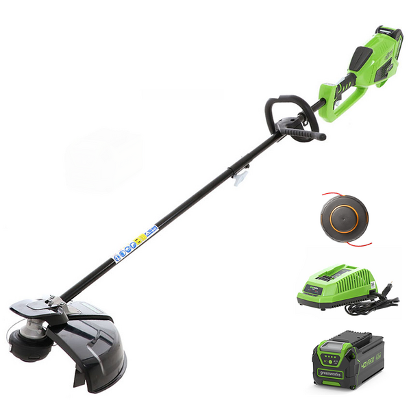 Greenworks GD40BC - Débroussailleuse électrique - 40V à batterie - 4Ah/40V