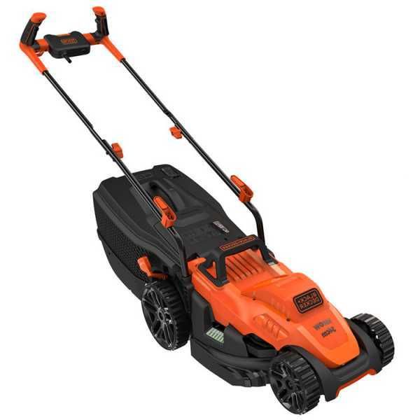 Tondeuse à gazon électrique Black & Decker BEMW461BH-QS - largeur de lame 34 cm puissance 1400 watts