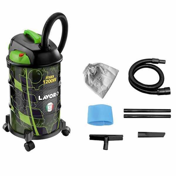 Aspirateur eau et poussière Lavor Rudy 30 S - Bidon aspirant pour solides et liquides - 1200W