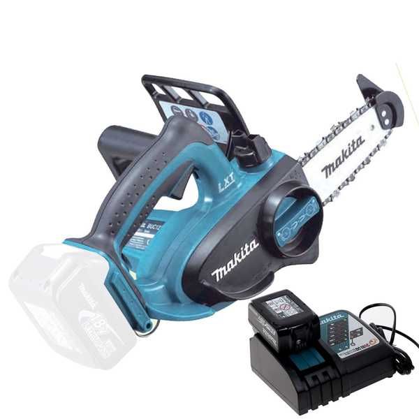 Makita DUC122 LXT - Batteriebetriebene Elektro Kettensäge 18V 3Ah -  Schwert 11.5 cm