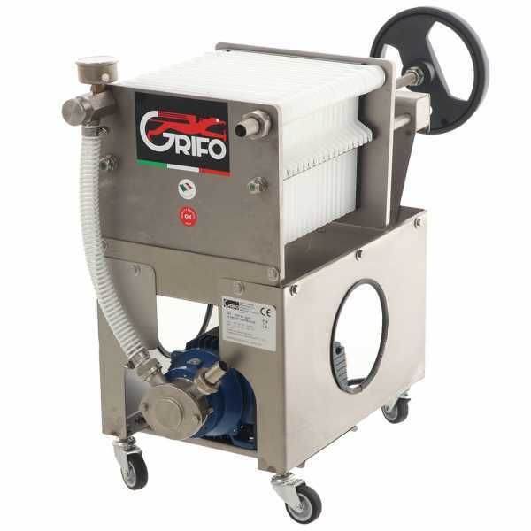 Grifo Professional FCP20-Olio - Filtre à huile - à cartons et 20 plaques - pompe INOX Liverani