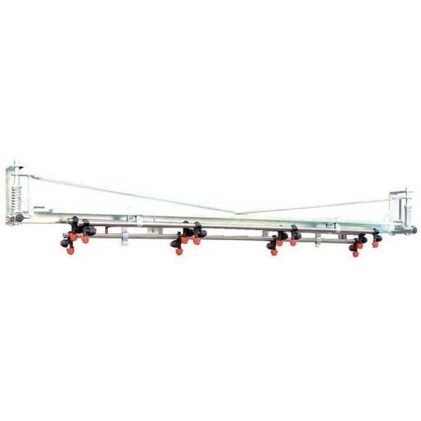 Rampe de désherbage mécanique galvanisée largeur 6 m avec 12 jets