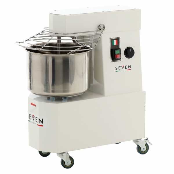 Seven Italy GH 15 - Impastatrice a spirale - 400V - Con ruote e timer