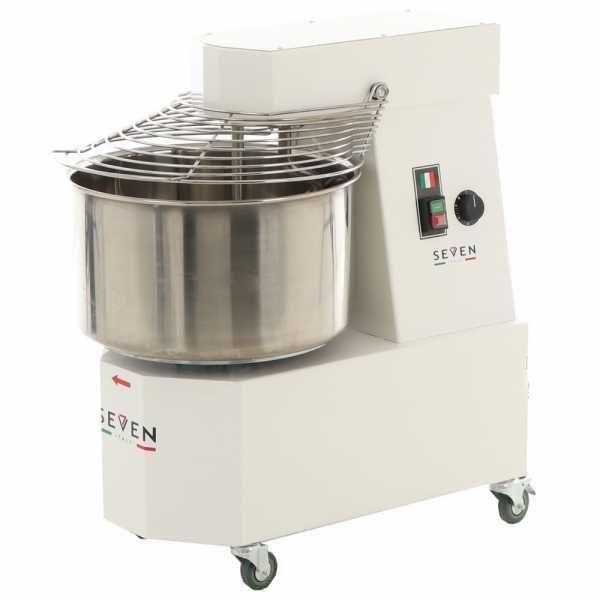 Seven Italy GH 40 - Impastatrice a spirale - 400V - Con ruote e timer