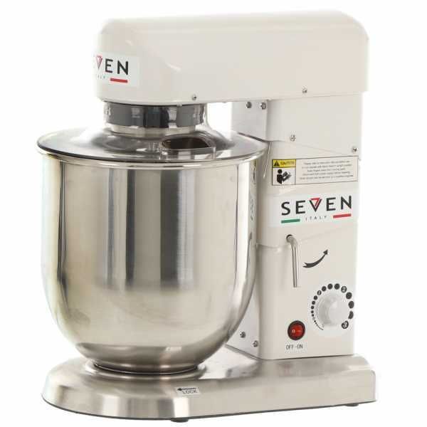 Seven Italy FP110 - Impastatrice planetaria - Vasca INOX 10 litri - Multi attrezzo