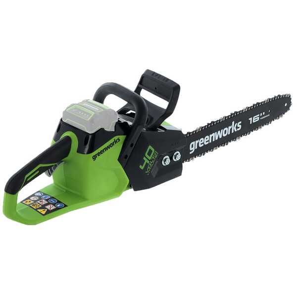 Greenworks GD40CS18 - Electrosierra 40V - BATERÍA Y CARGADOR NO ESTÁN INCLUIDOS