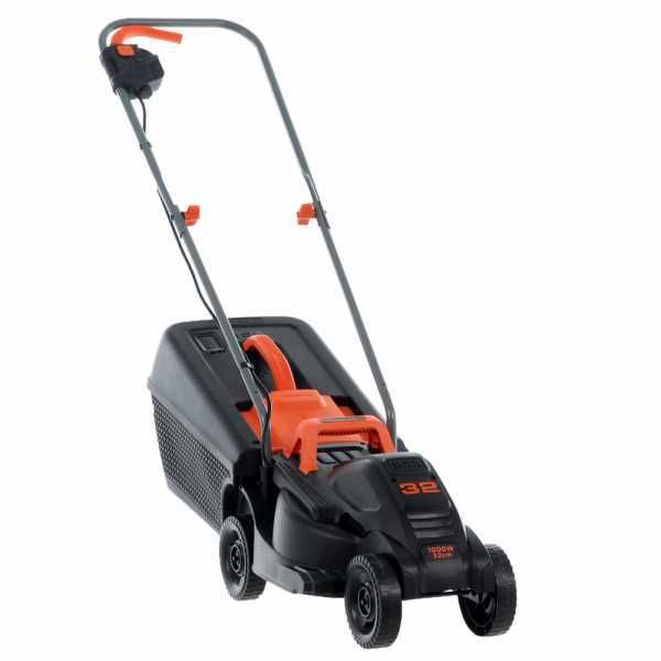 Tondeuse à gazon électrique Black & Decker BEMW351-QS - lame 32 cm puissance max 1000 watts