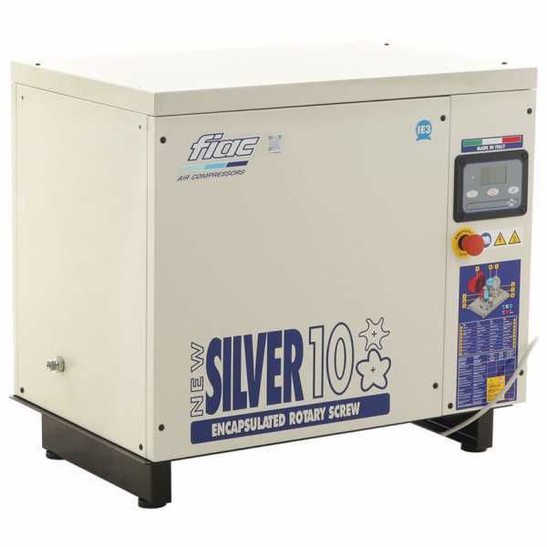 Fiac New Silver 10 - Compresseur électrique rotatif à vis - Pression max 10 bars