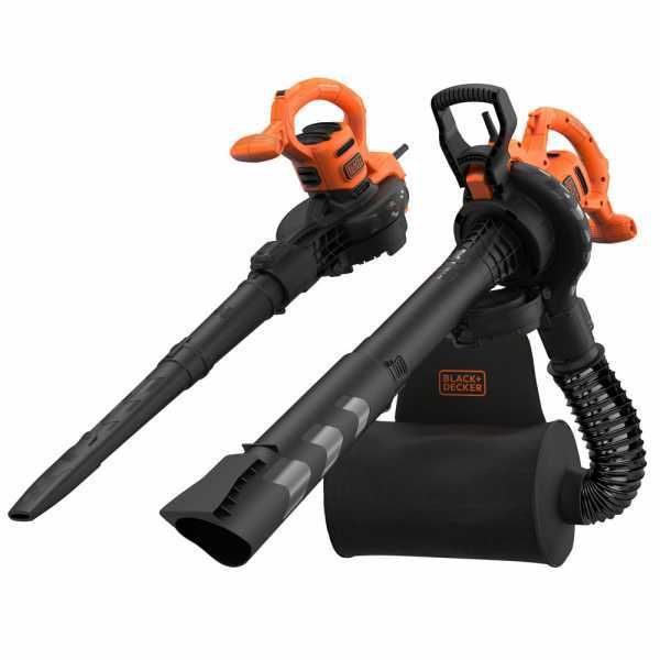 BLACK+DECKER BEBLV290, 3 in 1 Laubbläser, Laubsauger