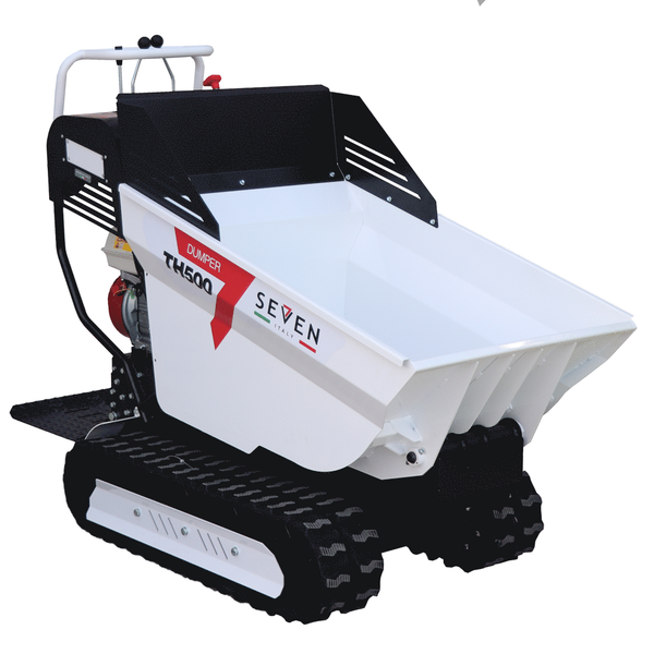 Seven Italy TH500 GX 200 - Motocarriola cingolata cassone dumper 500Kg