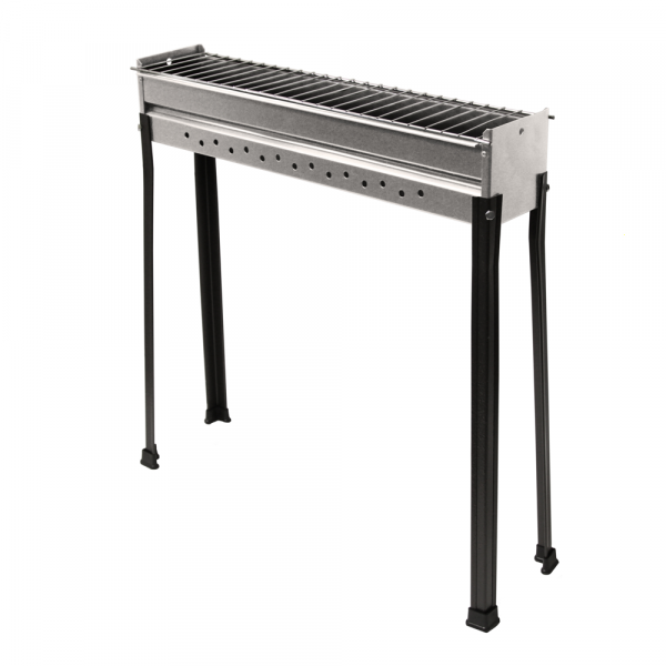 Seven Italy BBQ-60 INOX - Griglia per arrosticini a carbone - 60x14cm