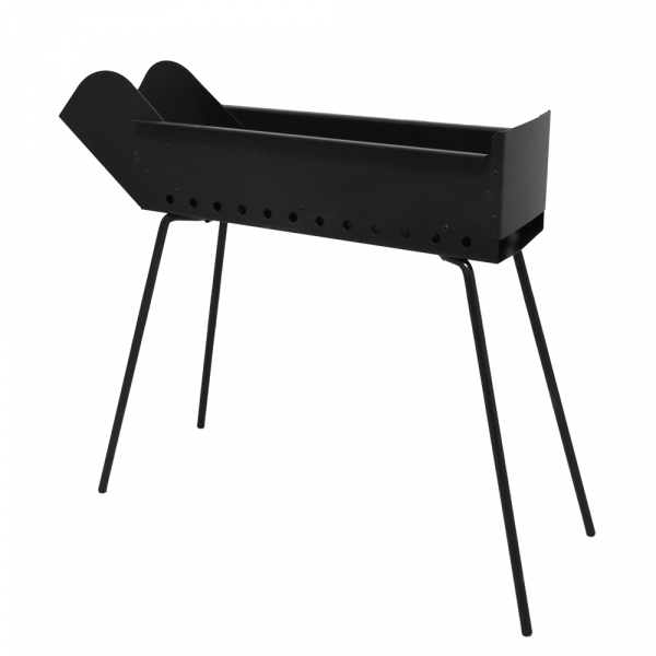 Seven Italy BBQ-40 Go - Barbecue spécial pour brochettes à charbon - 40x14 cm
