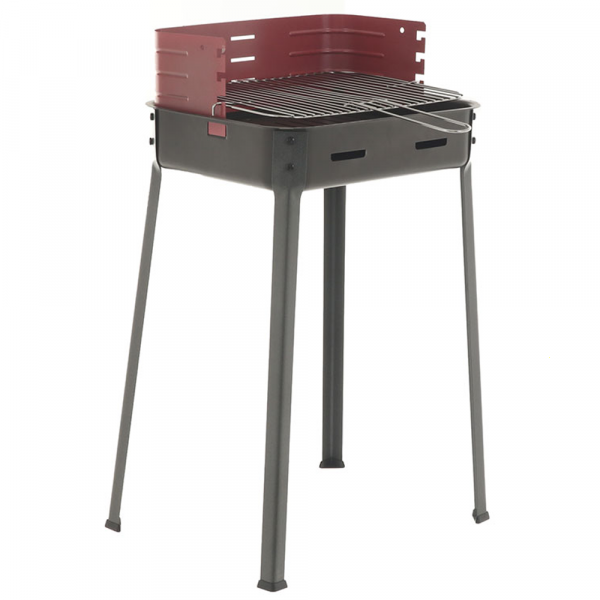 Seven Italy Flavia s/r 41 - Barbecue à charbon en fer artisanal - 41x29,5 cm