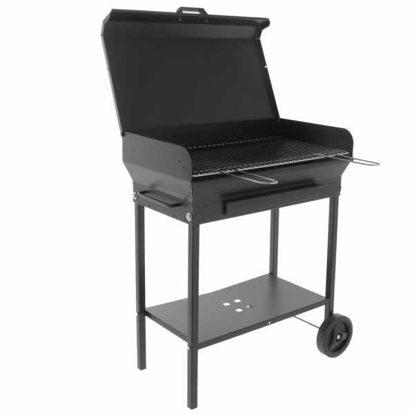 Seven Italy Vulcano Large - Barbecue à charbon en fer artisanal - 67,5x37 cm