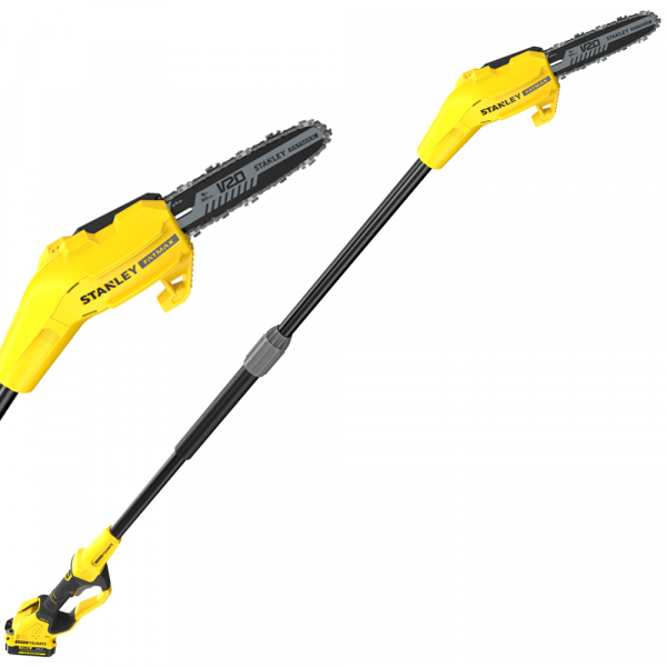 Perche élagueuse télescopique réglable STANLEY FATMAX V20  - Batterie 18V 4AH
