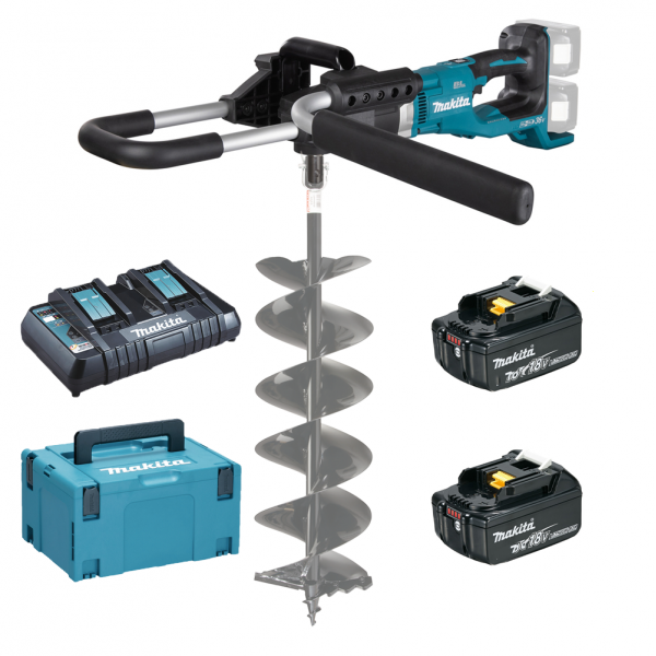Makita DDG461Z  - Akku-Erdbohrer- 18Vx2 5 Ah - Bohrspitze nicht im Lieferumfang