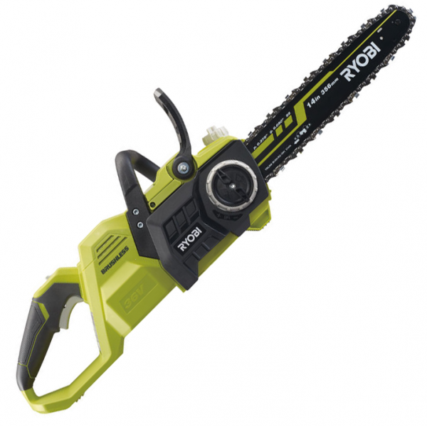 Akku-Kettensäge RYOBI BRUSHLESS RY36CSX35A-0 - 36V - Schwertlänge 35cm - OHNE AKKU UND LADEGERÄT