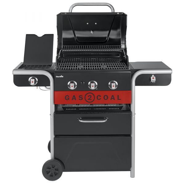 Char-Broil Gas2Coal 2.0 3B - Barbecue à gaz et charbon