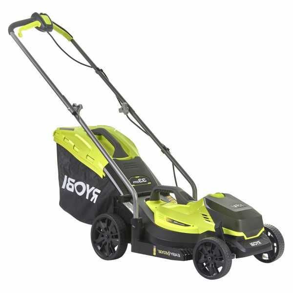 Ryobi RLM18X33B40 - Tondeuse à batterie - 18V/4Ah - Coupe 33 cm