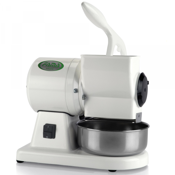 Fama Mignon GM Blanco - Rallador Eléctrico en aluminio pulido - 380W