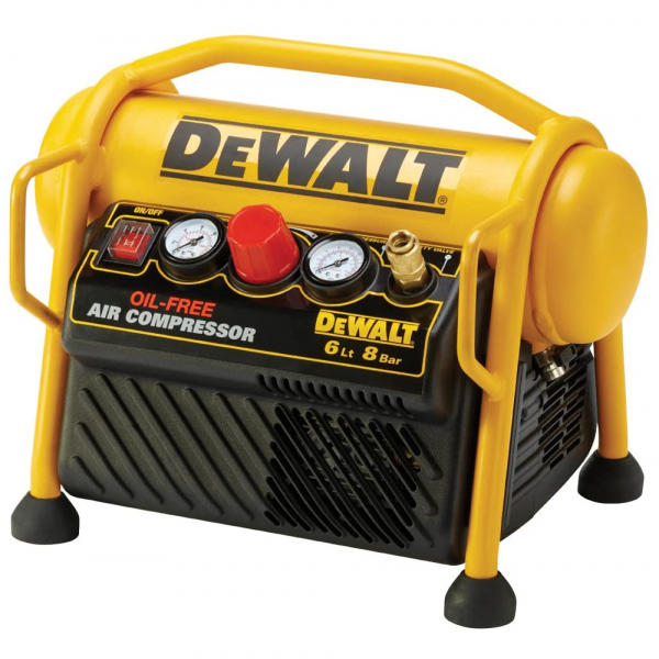 Druckluftkompressor  DEWALT DPC6MRC-QS - Kompakt, mobil, elektrisch - 6-Liter-Tank - 1,5-PS-Motor