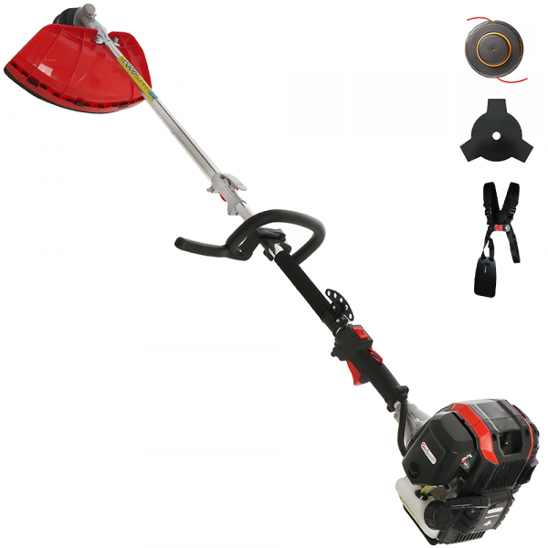 GeoTech-Pro GT-4PRO 43L - Decespugliatore a benzina 4 tempi