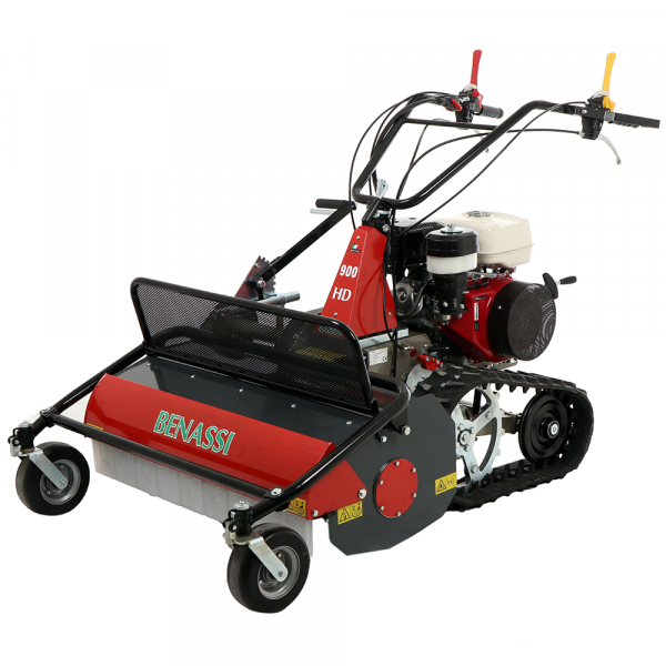 Benassi T900HD - Tondeuse débroussailleuse professionnelle à couteaux à chenilles - Honda GX390