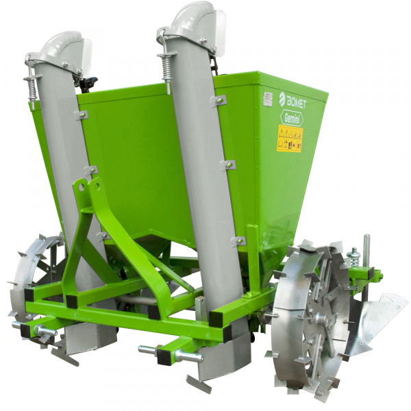 Bomet Gemini - Kartoffellegemaschine doppelreihig - Verstellbare Metallräder