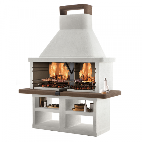 Palazzetti Argos - Barbecue en maçonnerie 3 en 1
