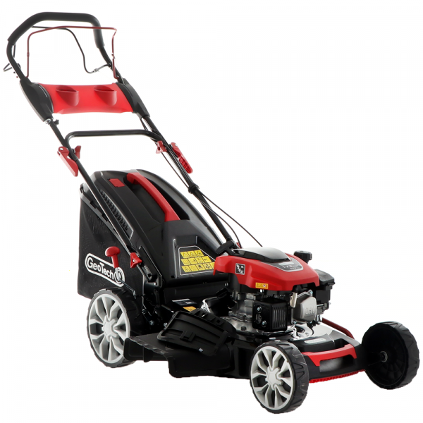 Benzin Rasenmäher mit Radantrieb GeoTech S51-170 BMSGW - 4 in 1 - Messer 51 cm