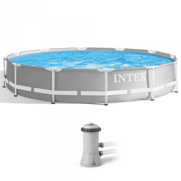 Piscine Ronde Intex Prisma Frame 26712NP + Épurateur à cartouche